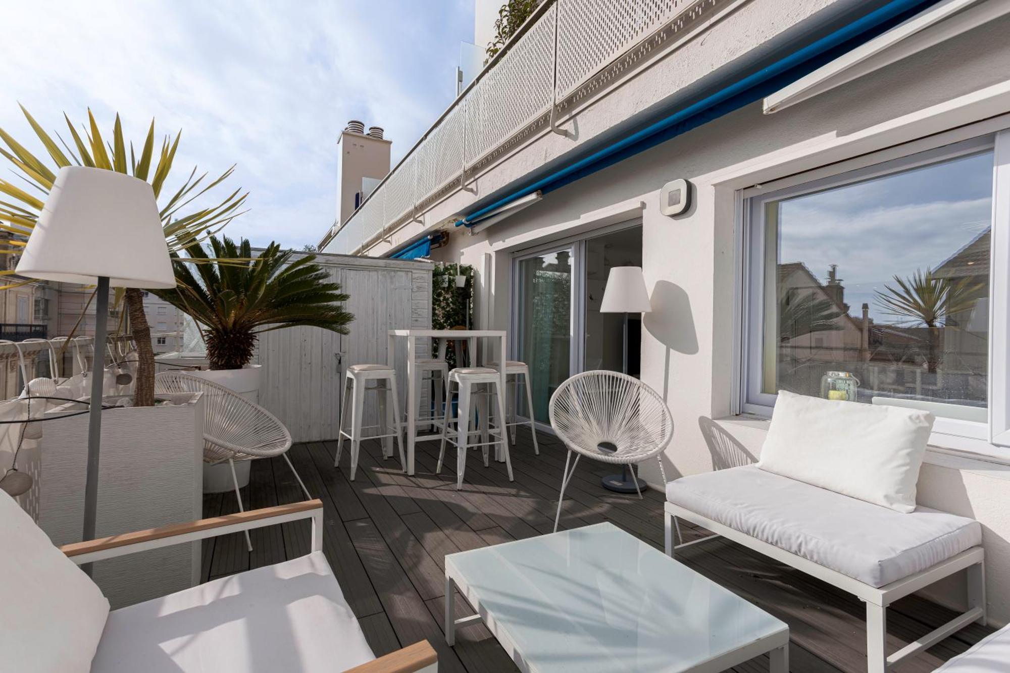 Cannes Bliss - 12Mn A Pied Du Palais, 5Mn Plages, Clim, Terrasse Exterior photo